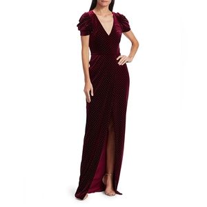 NWT ✨ ML Monique LhuillierVelvet Studded Gown size 10